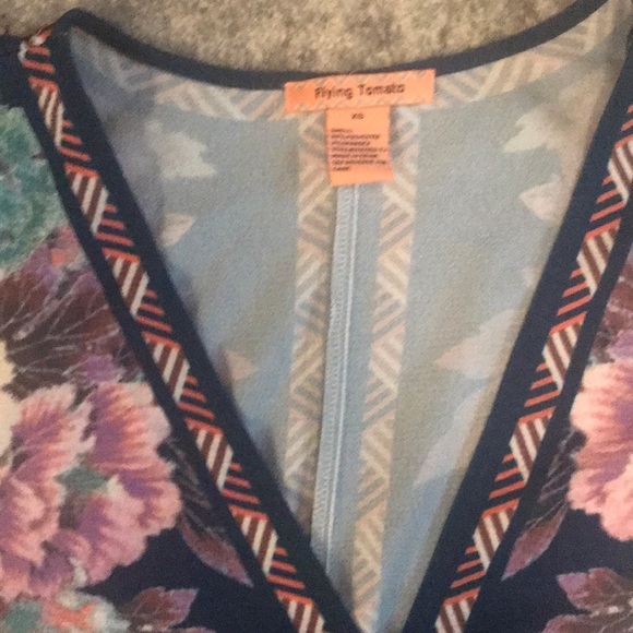 Flying Tomato Women’s Floral Blouse - Picture 2 of 6